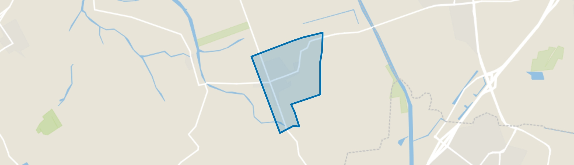 Kruisland, Kruisland map