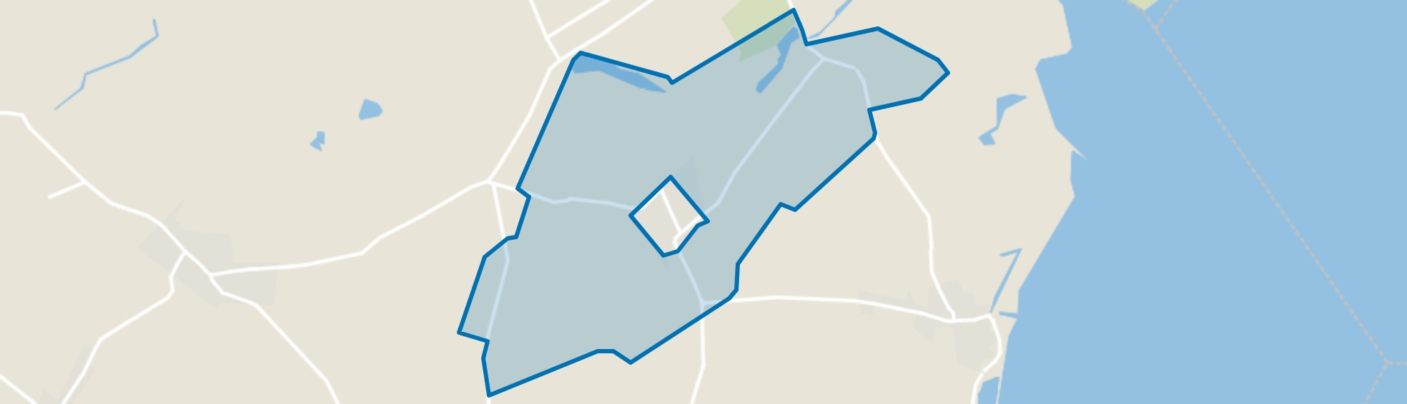 Verspreide huizen Kwadendamme, Kwadendamme map