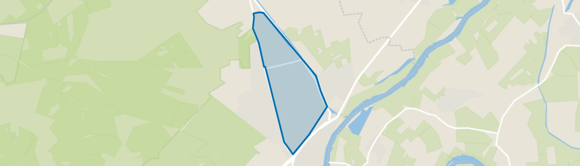 Dieren-Noord boven spoorlijn, Laag-Soeren map