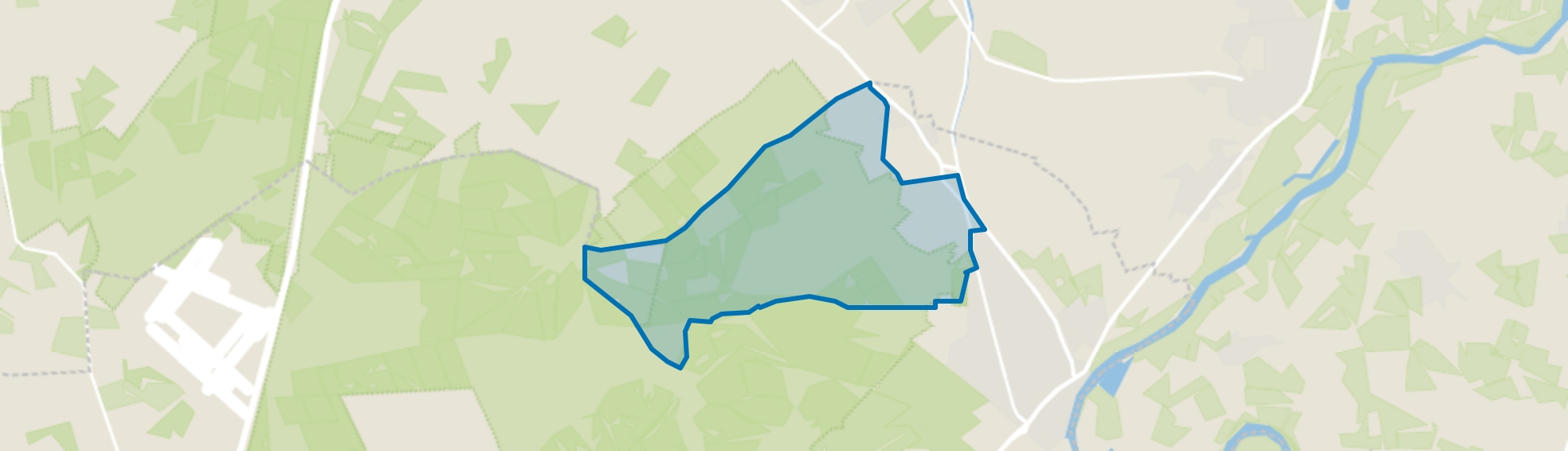 Verspreide huizen bosgebied Laag Soeren, Laag-Soeren map