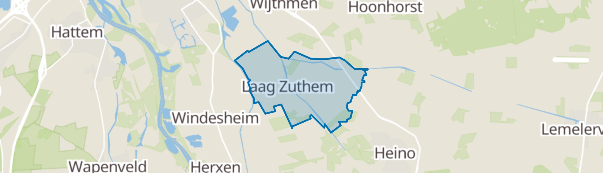 Laag Zuthem map