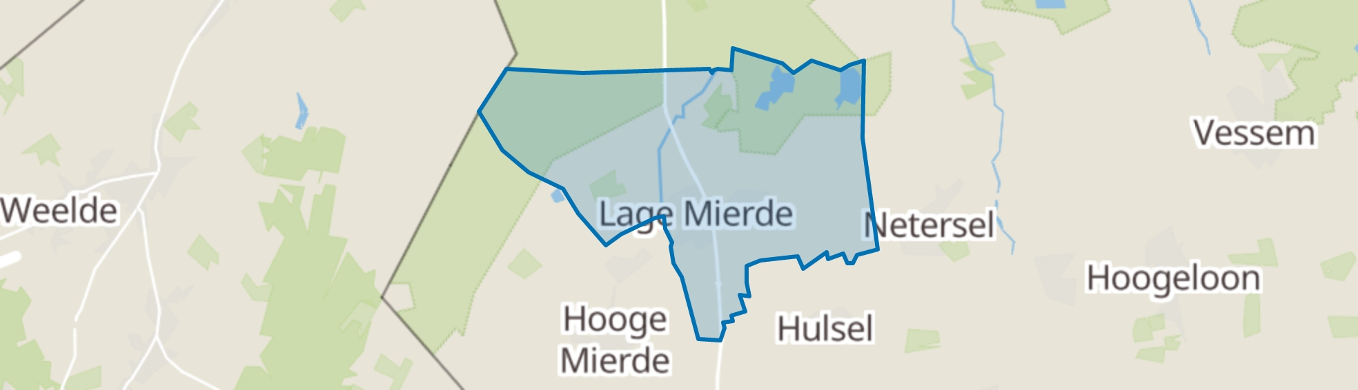 Lage Mierde map