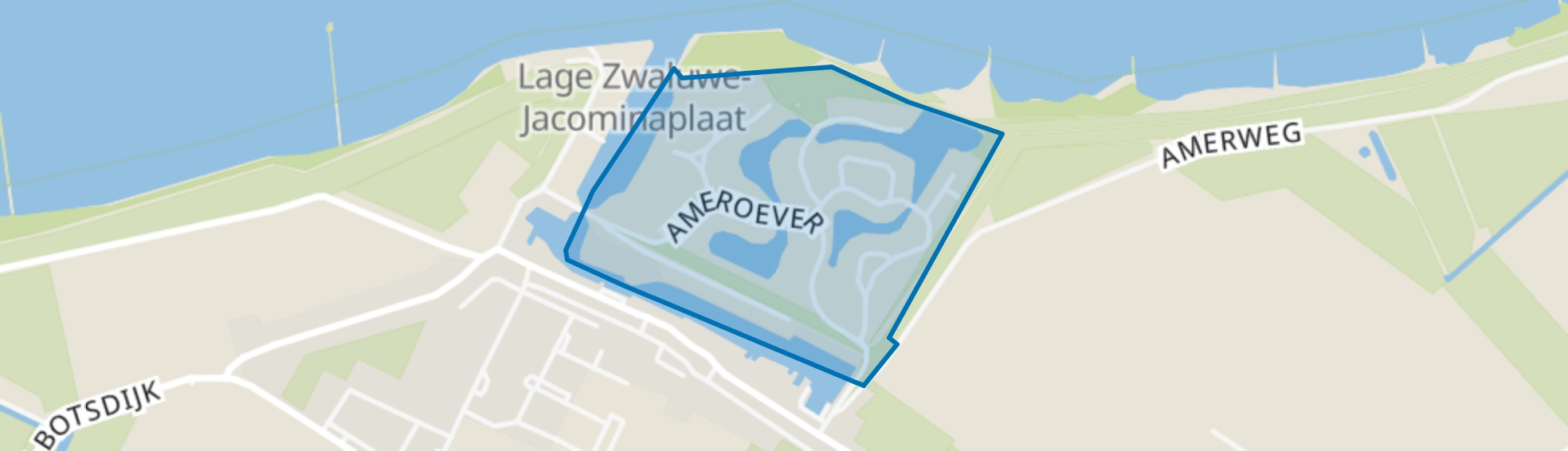 Kwistgeldpolder, Lage Zwaluwe map