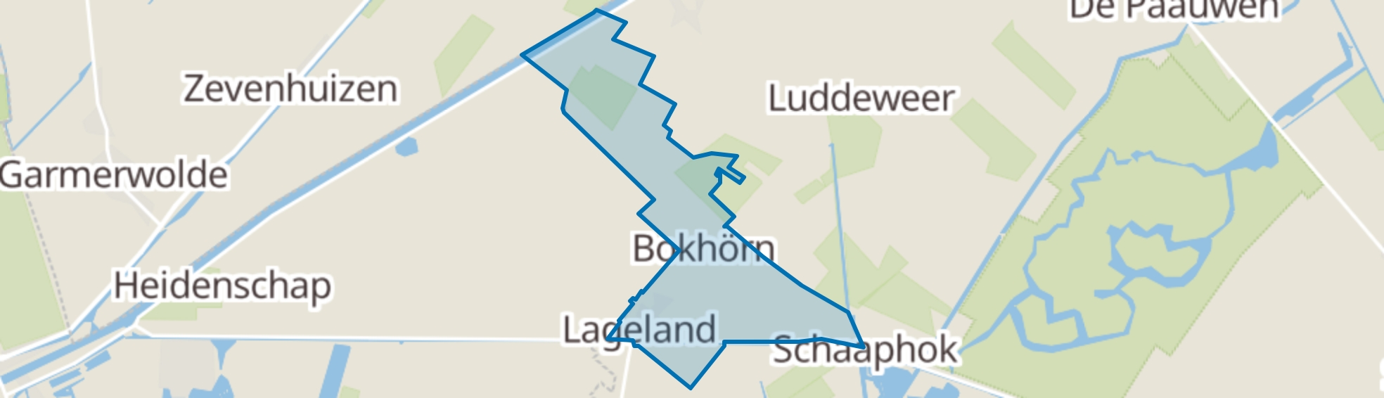 Lageland (Gem. Midden-Groningen) map