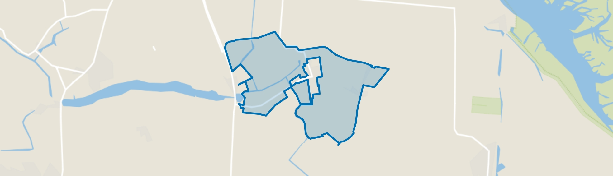 Buitengebied Lamswaarde, Lamswaarde map