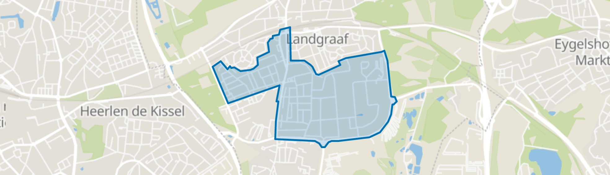 Schaesberg Centrum, Landgraaf map