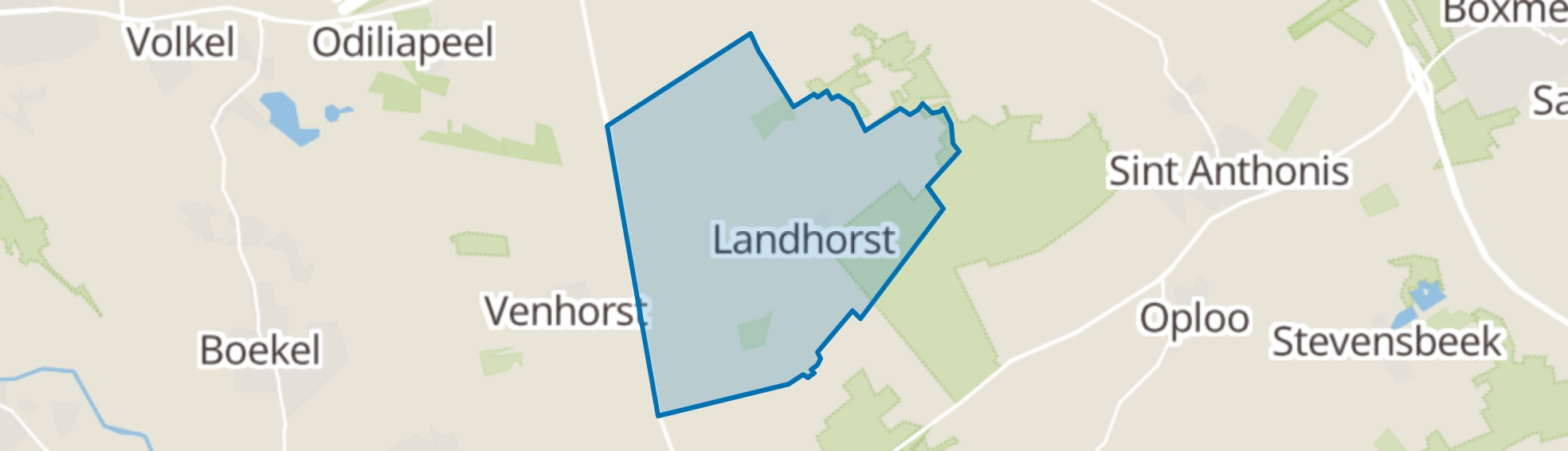 Landhorst map