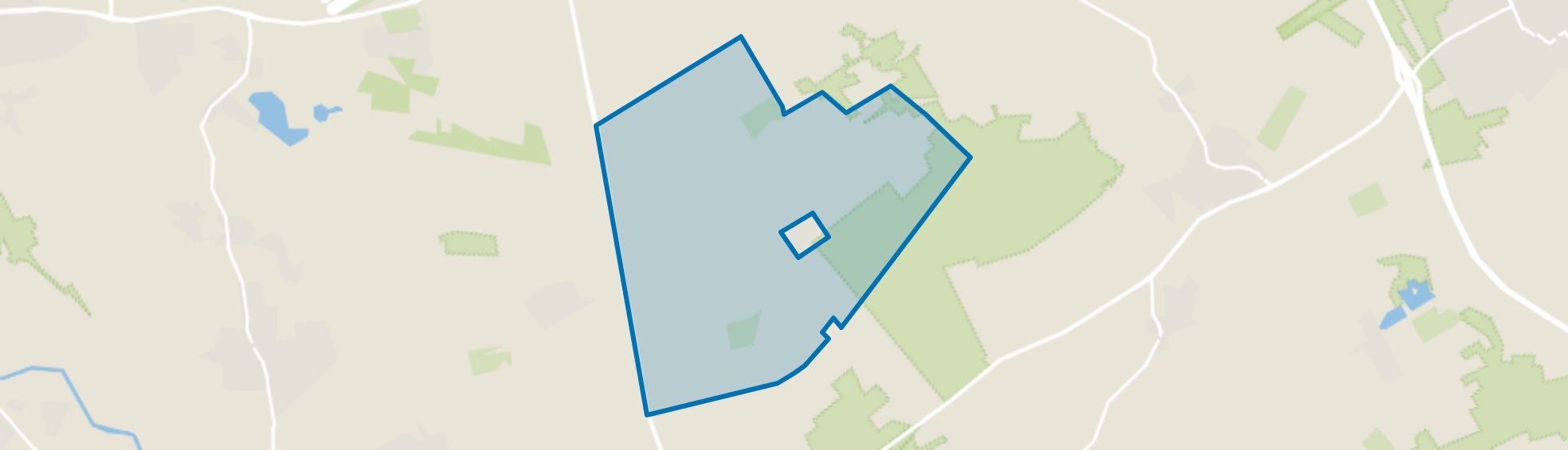 Verspreide huizen De Peel, Landhorst map