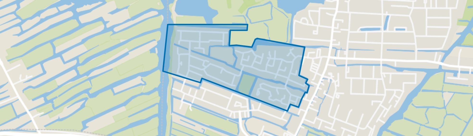 Luijendijk, Landsmeer map