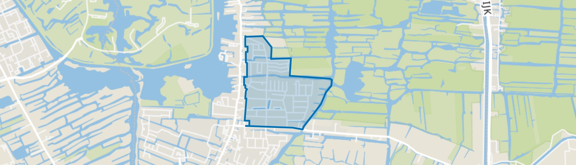 Oude dorp, Landsmeer map