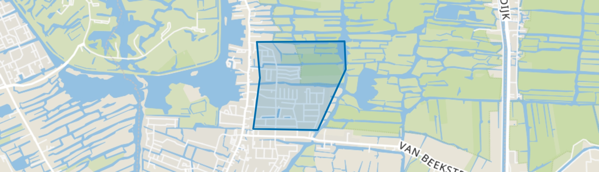 Plan Centrum-Noord, Landsmeer map