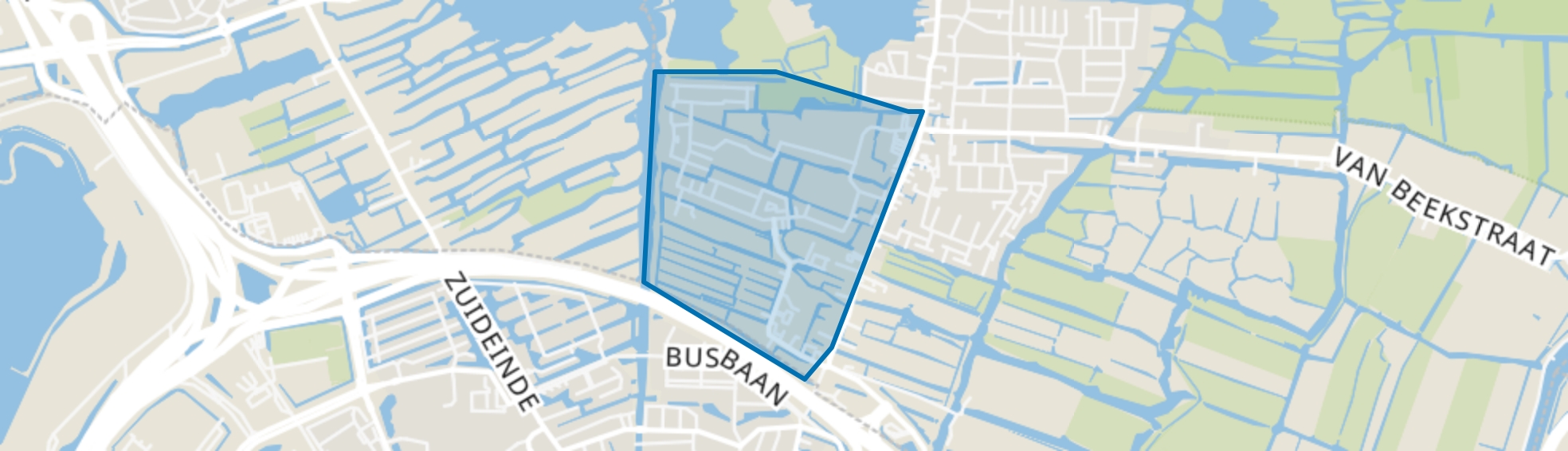 Plan Centrum-West, Landsmeer map