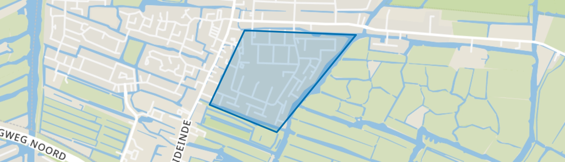 Plan Centrum-Zuid, Landsmeer map