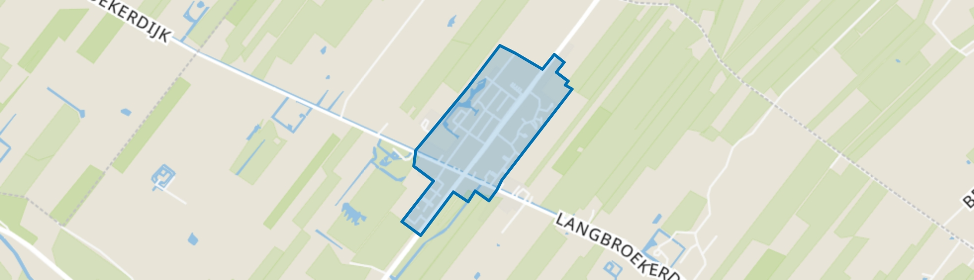 Langbroek, Langbroek map
