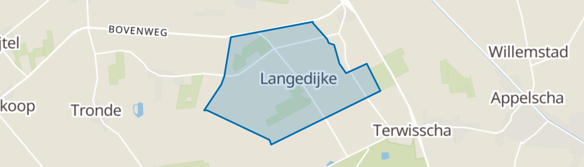 Langedijke map