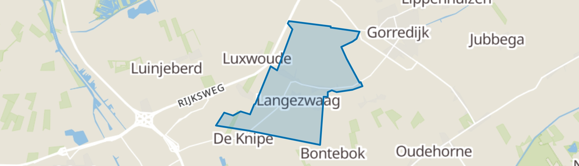 Langezwaag map