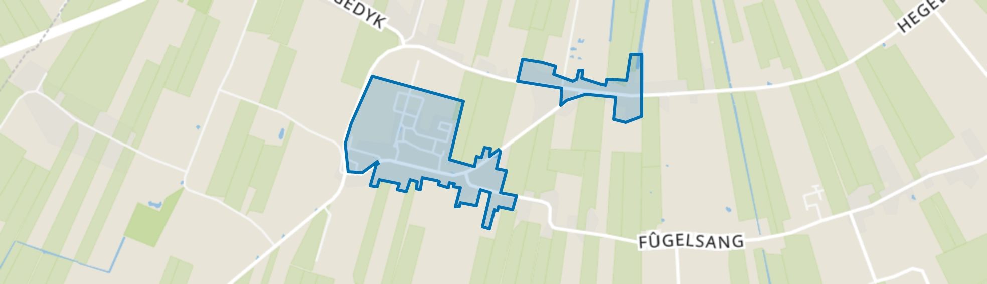 Langezwaag-Kom, Langezwaag map