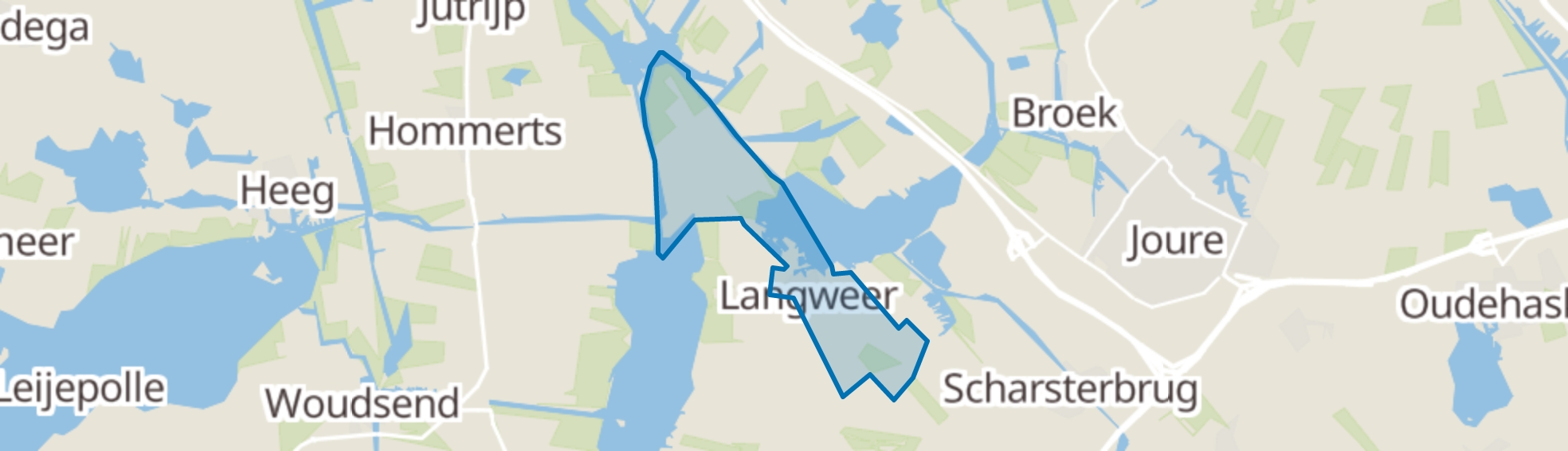 Langweer map