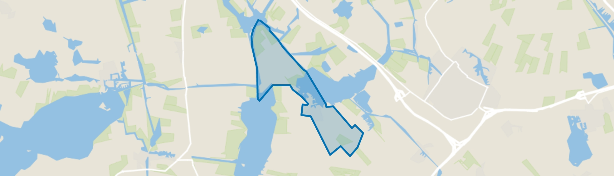 Langweer, Langweer map