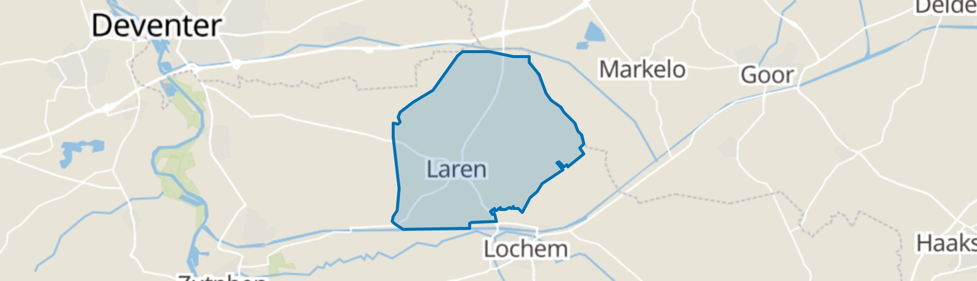 Laren (GE) map