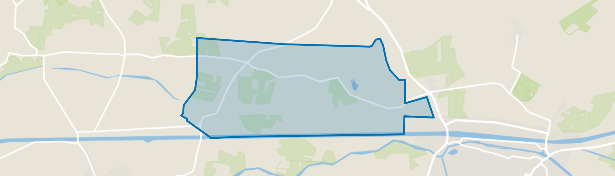 Verspreide huizen Groot Dochteren, Laren (GE) map