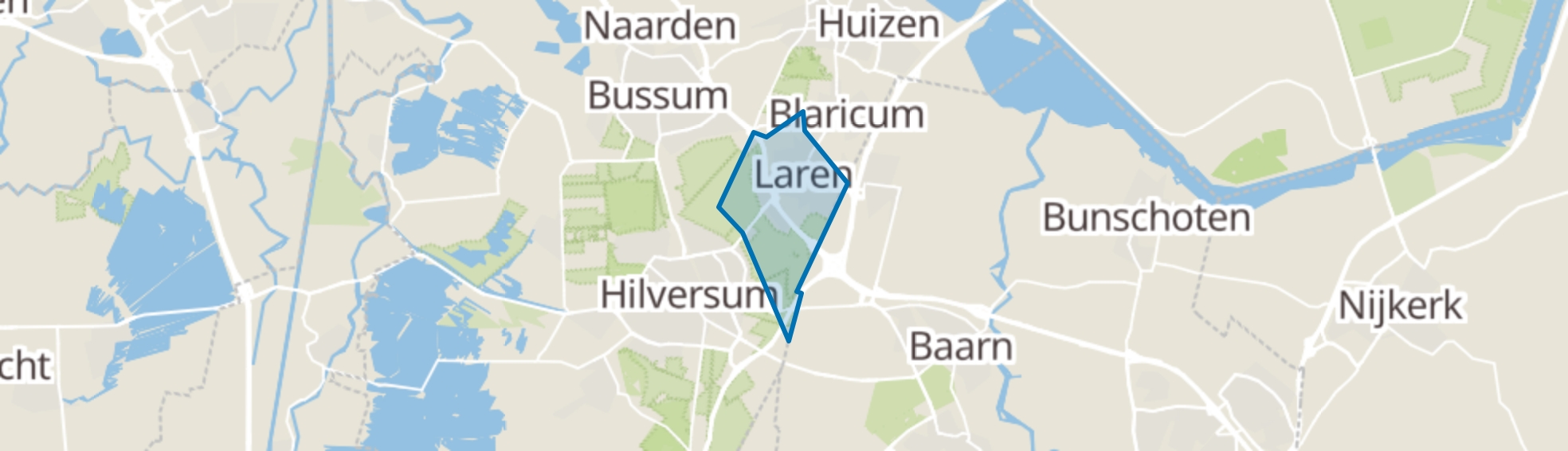 Laren (NH) map