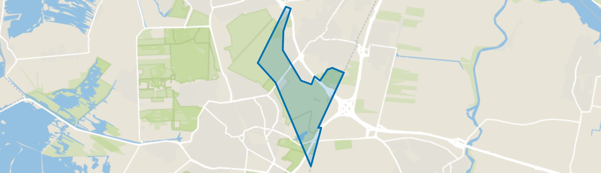 Laren-Natuurgebied, Laren (NH) map