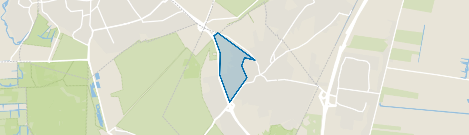 Steenbergen, Laren (NH) map