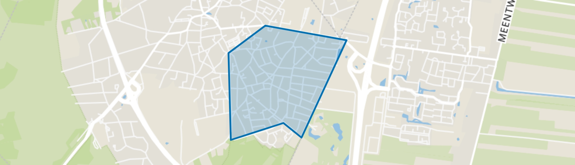 Zevenend, Laren (NH) map