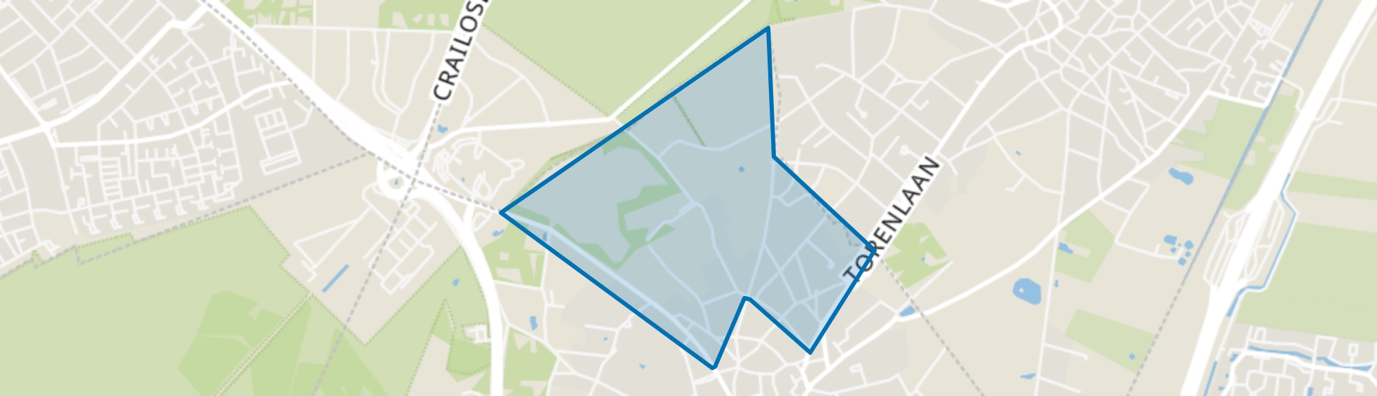 Zwarte Berg, Laren (NH) map