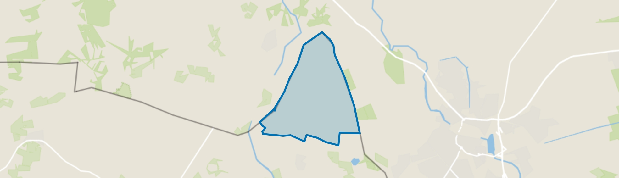 Verspreide huizen Breklenkamp, Lattrop-Breklenkamp map