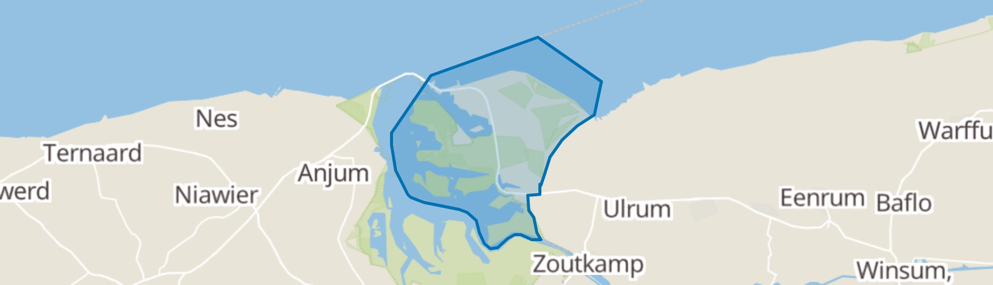 Lauwersoog map