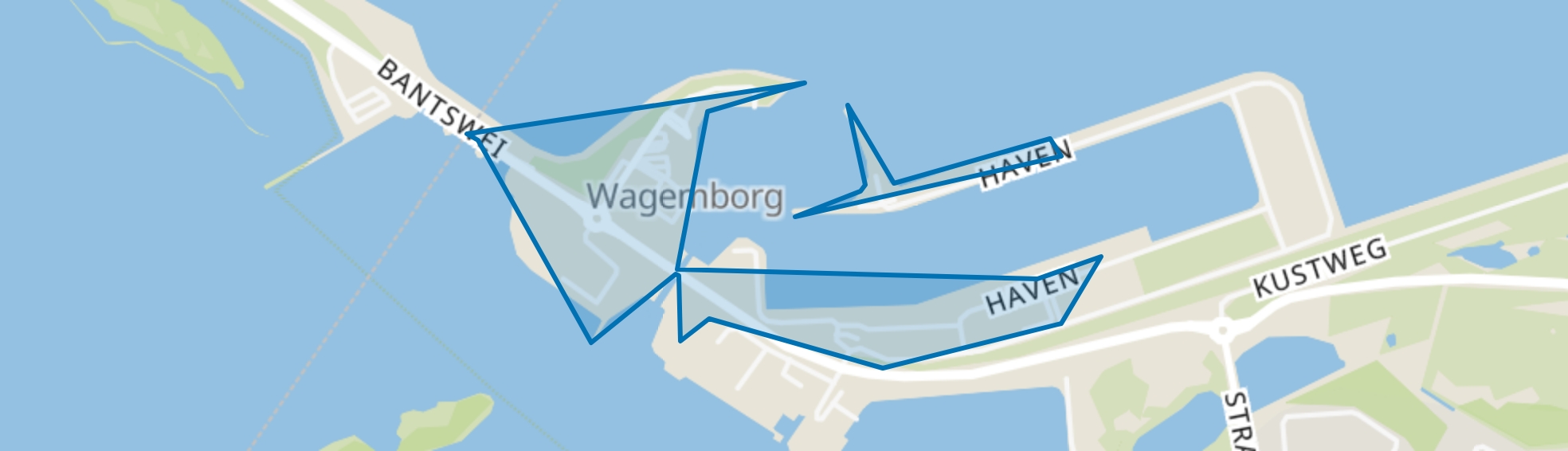 Haven Lauwersoog, Lauwersoog map