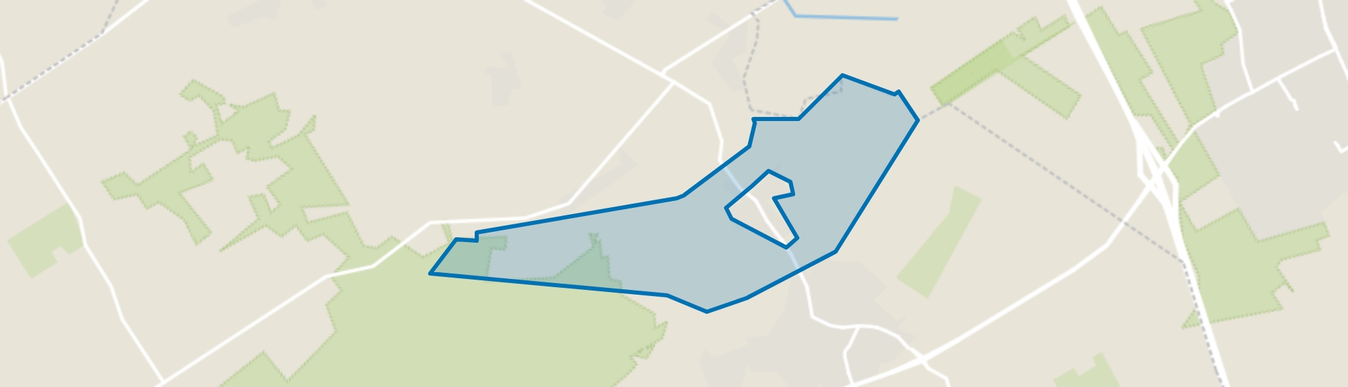Verspreide huizen Ledeacker, Ledeacker map