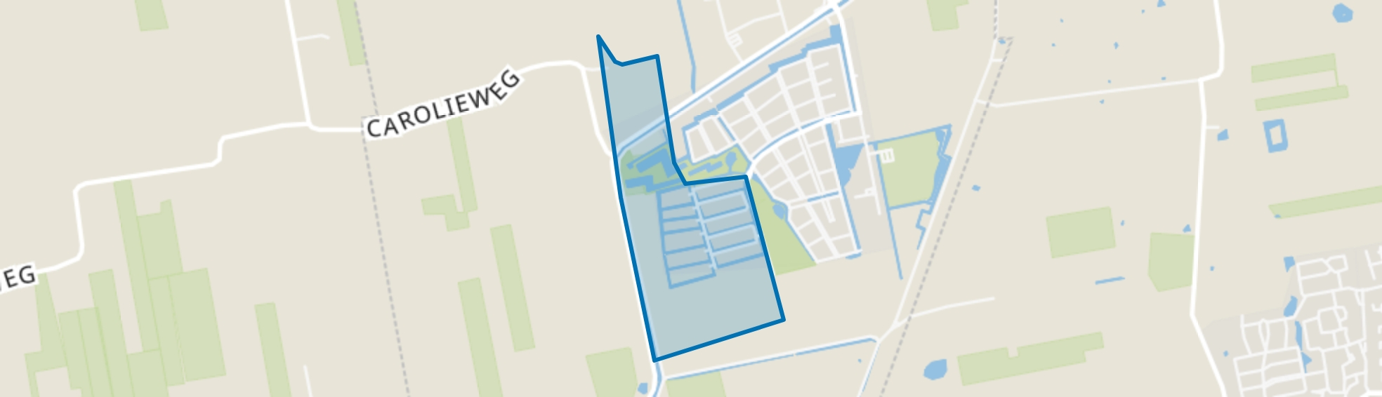 Buitengebied ten noorden van Zevenhuizen, Leek map