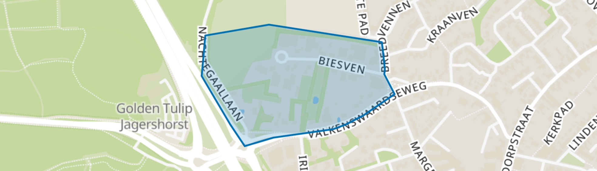 Biesven, Leende map
