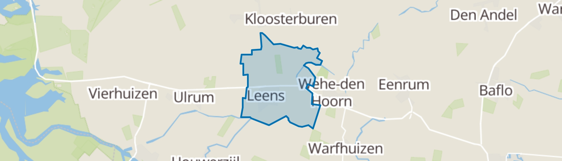 Leens map