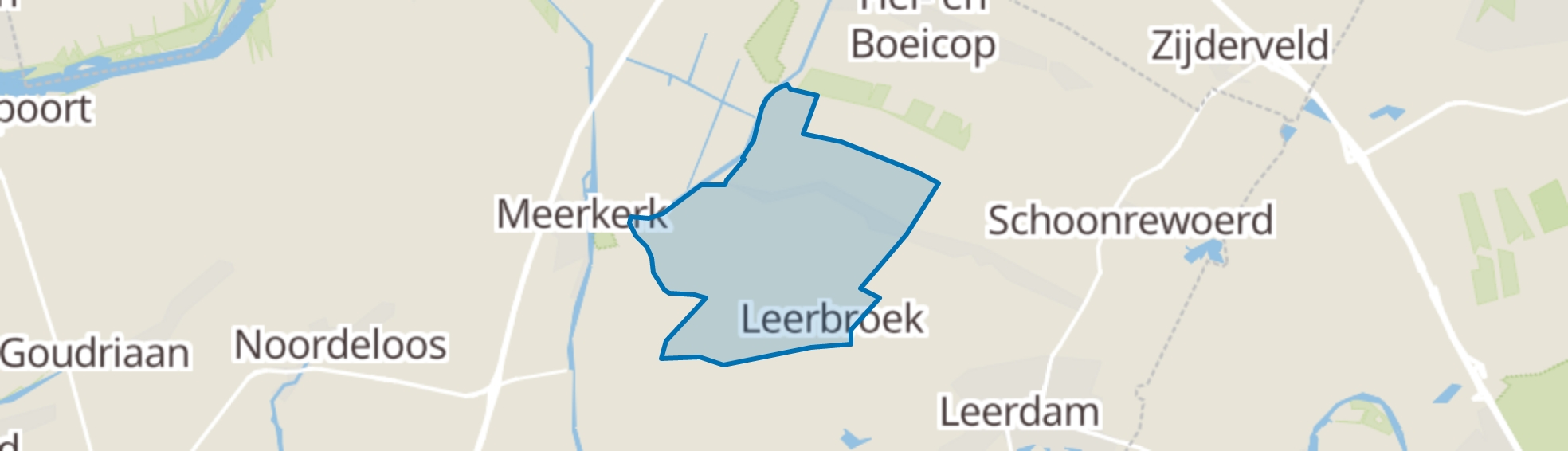 Leerbroek map