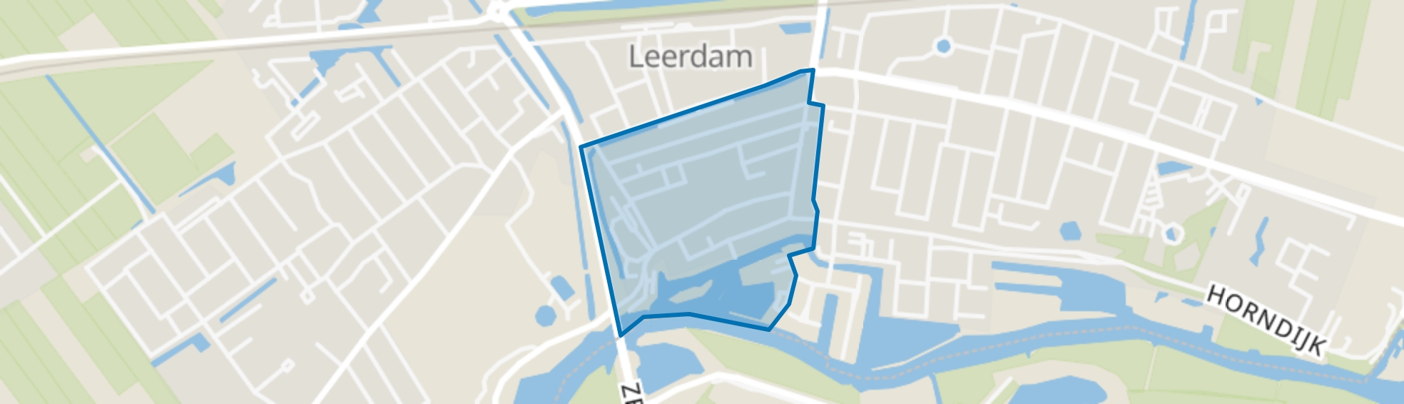 Leerdam centrum zuid, Leerdam map