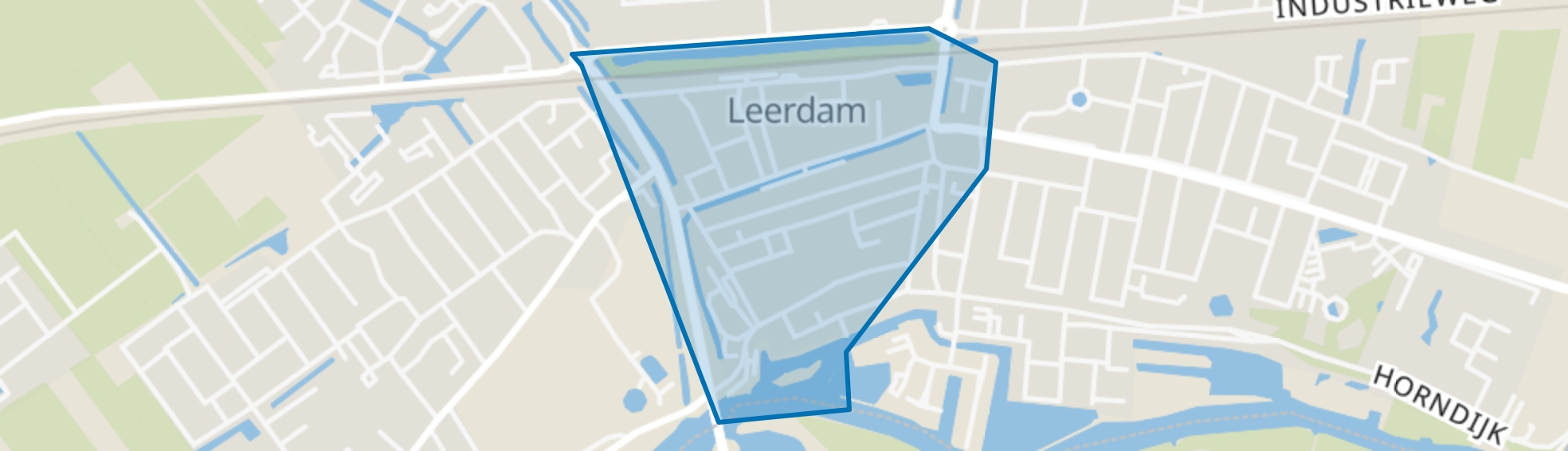 Leerdam-Centrum, Leerdam map