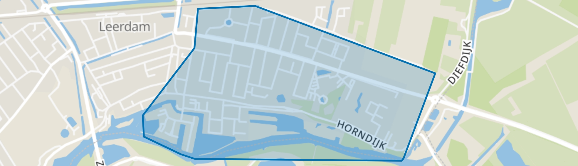 Leerdam-Oost, Leerdam map