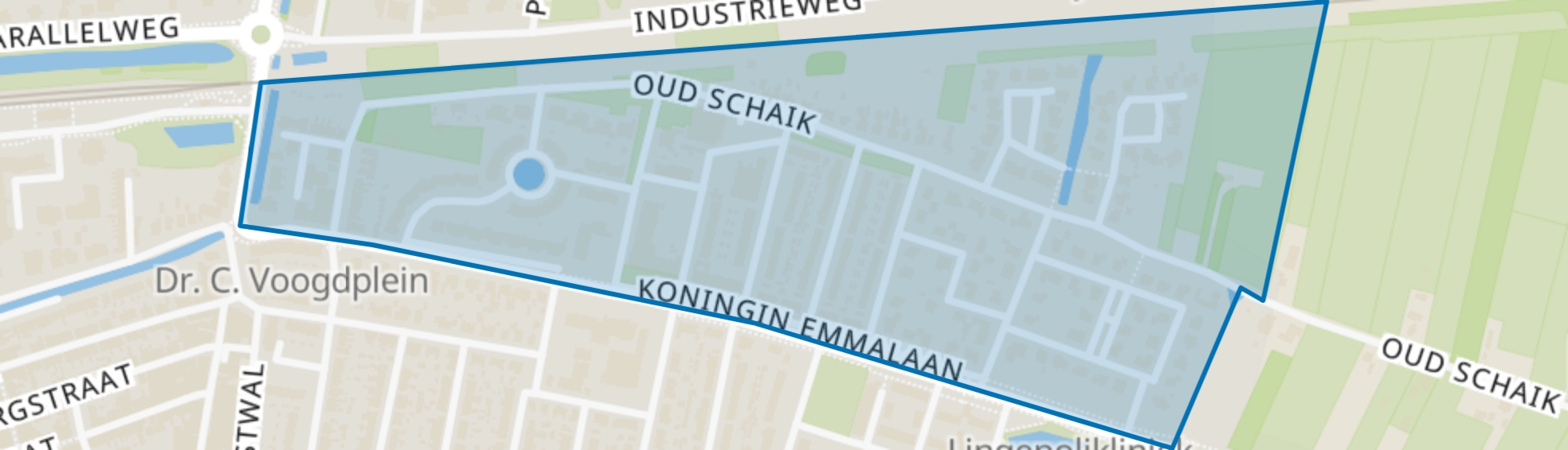 Oranjebuurt-Noord, Leerdam map