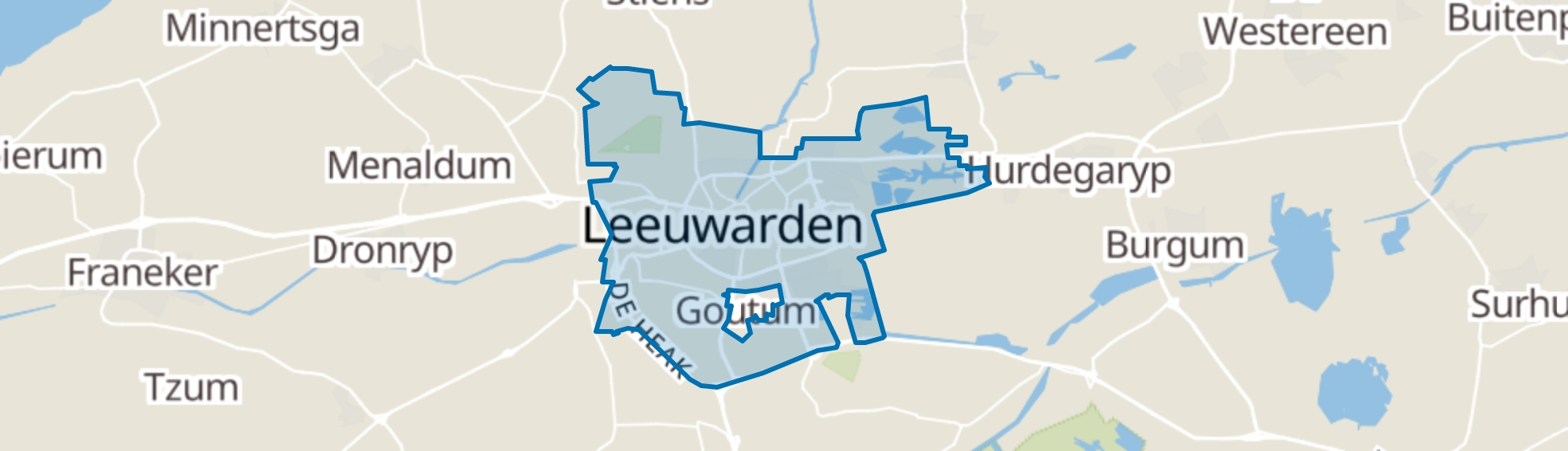 Leeuwarden map