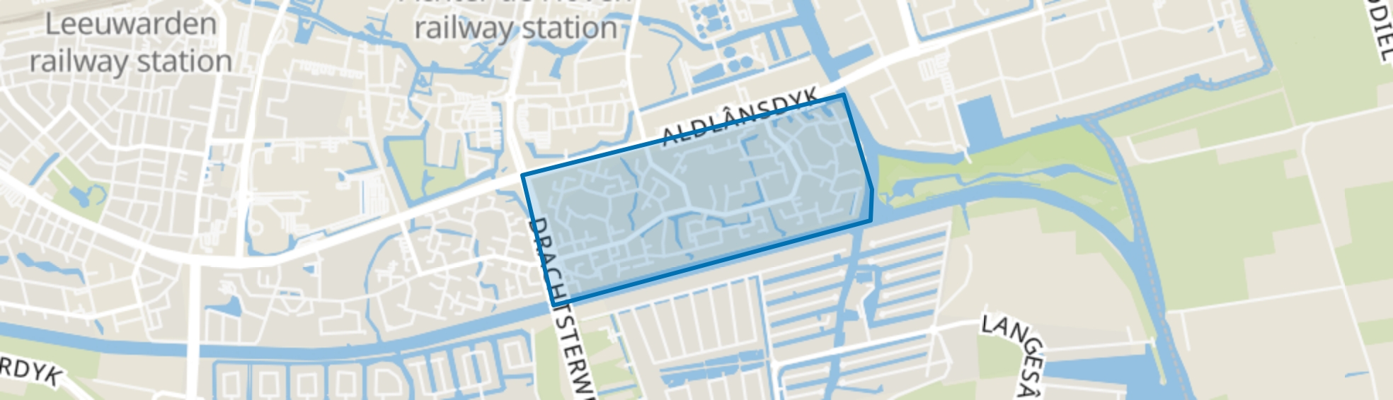 Aldlân-Oost, Leeuwarden map