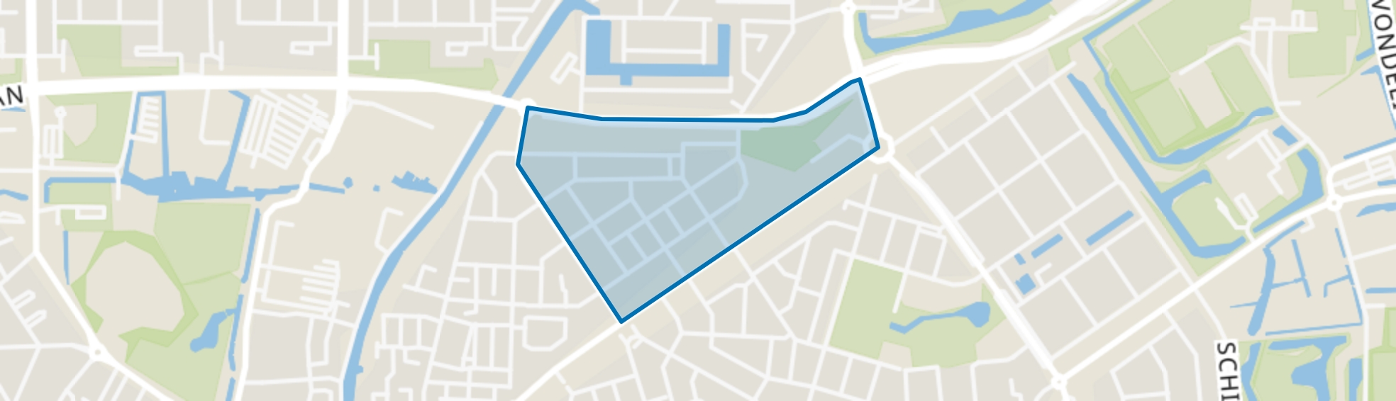 Bloemenbuurt, Leeuwarden map