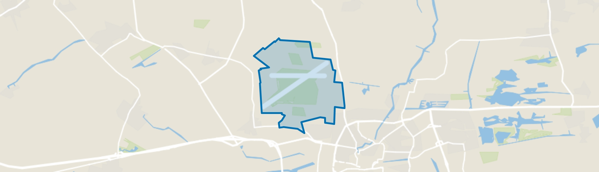 Buitengebied Noordwest, Leeuwarden map