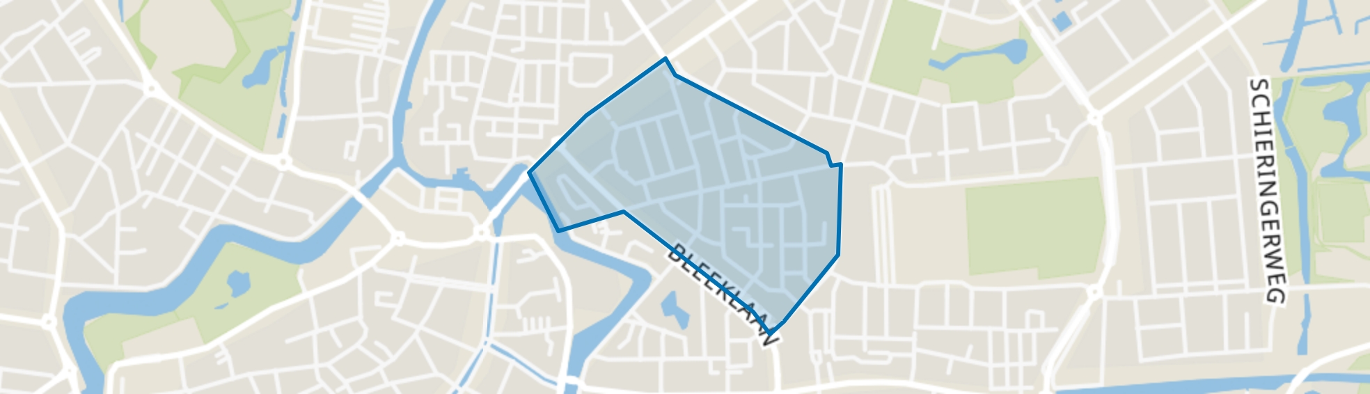 Cambuursterpad, Leeuwarden map