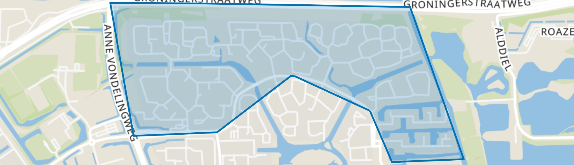 Camminghaburen-Noord, Leeuwarden map