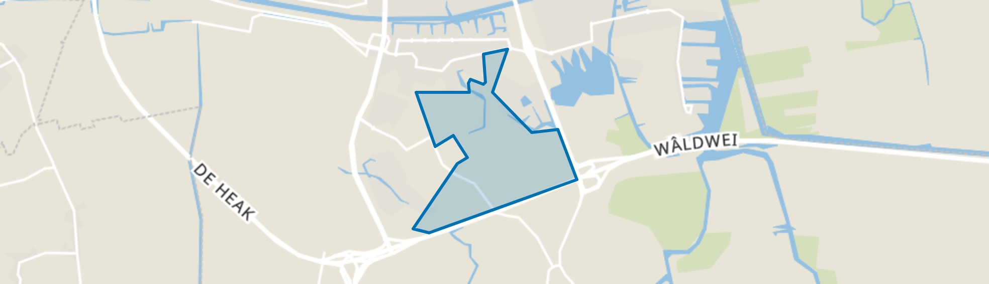 De Zuidlanden, Leeuwarden map