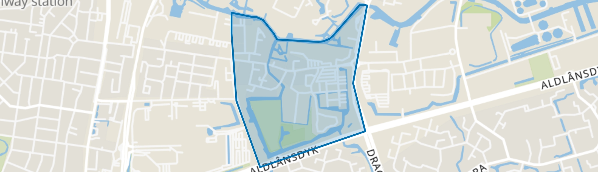 Huizum-Dorp, Leeuwarden map